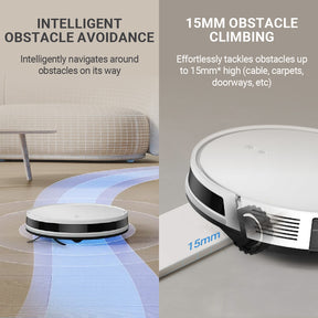 MOVA Robot Vacuum E10 | Slim body | 4500Pa Vormax Suction | Intelligent Multi-path Navigation | 2 Years Local Warranty