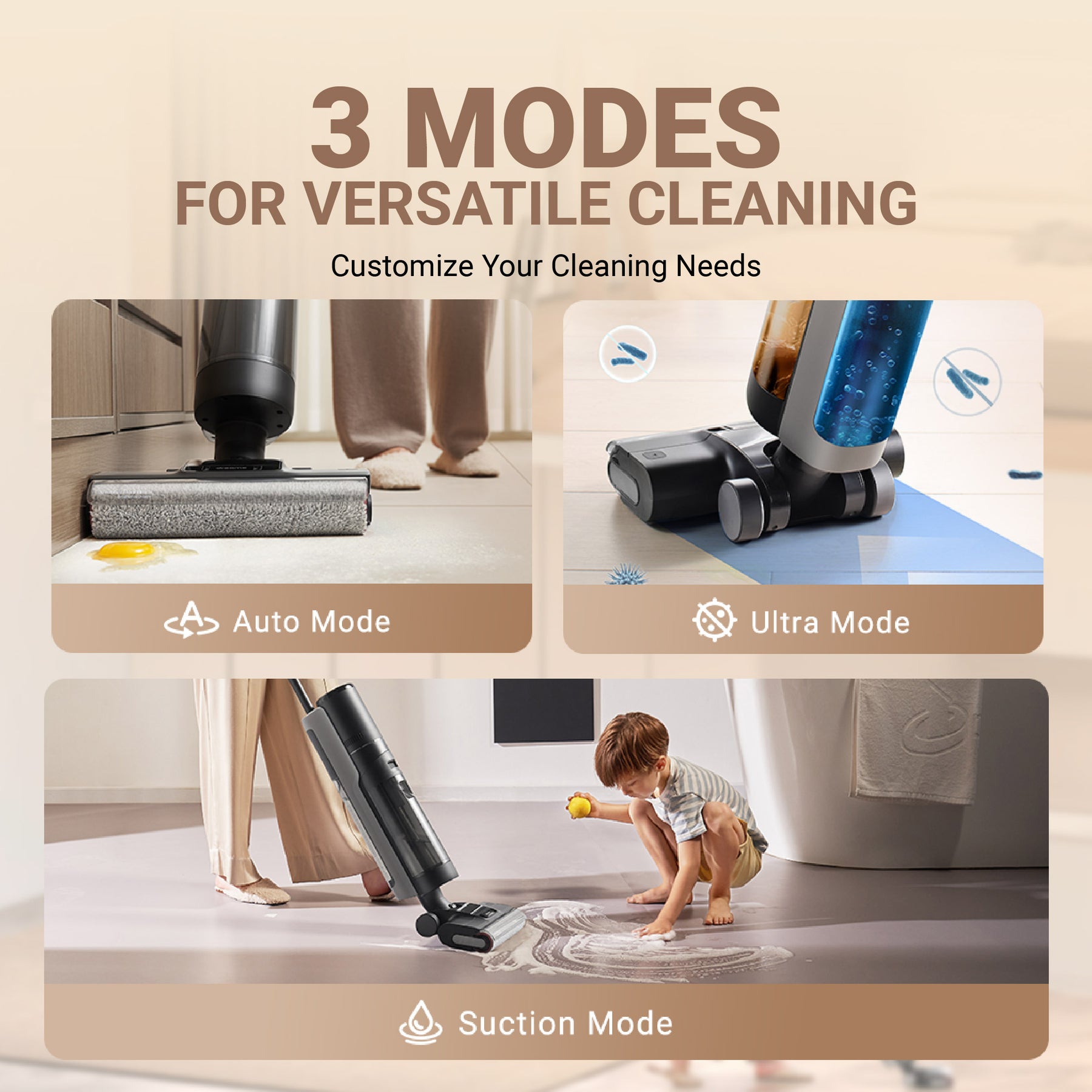 Dreame H12 PRO Wet Dry Vacuum Cleaner, Smart Floor Cleaner