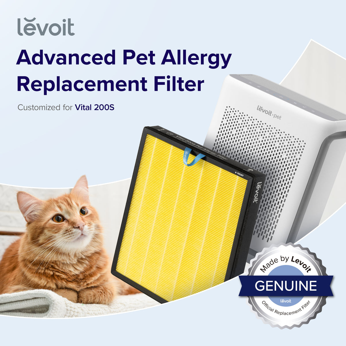 Levoit Vital 100S/200S Pet Care Air Purifier Advanced Pet Allergy Replacement