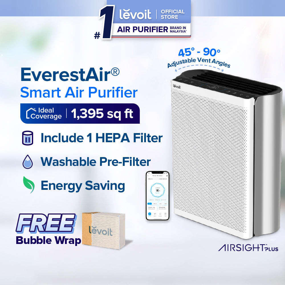 Levoit Everest Air Smart True HEPA Air Purifier for Large Rooms (1,395