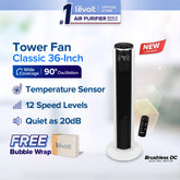 [New Arrival] Levoit Classic Tower Fan 36-inch Brushless DC Motor LTF-F362